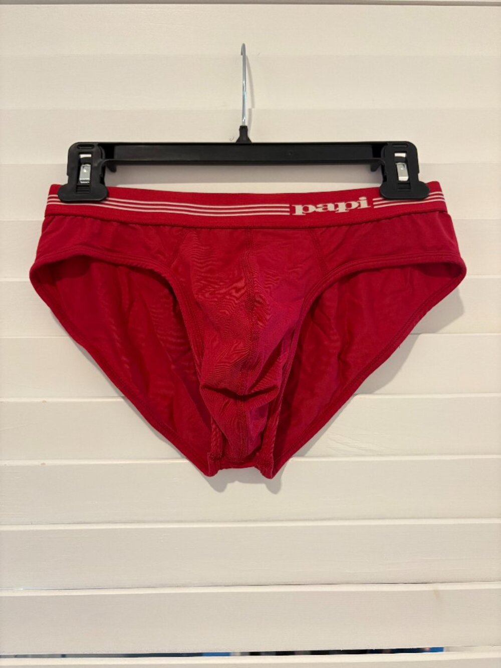 Papi Modern Stretch Brief - Red